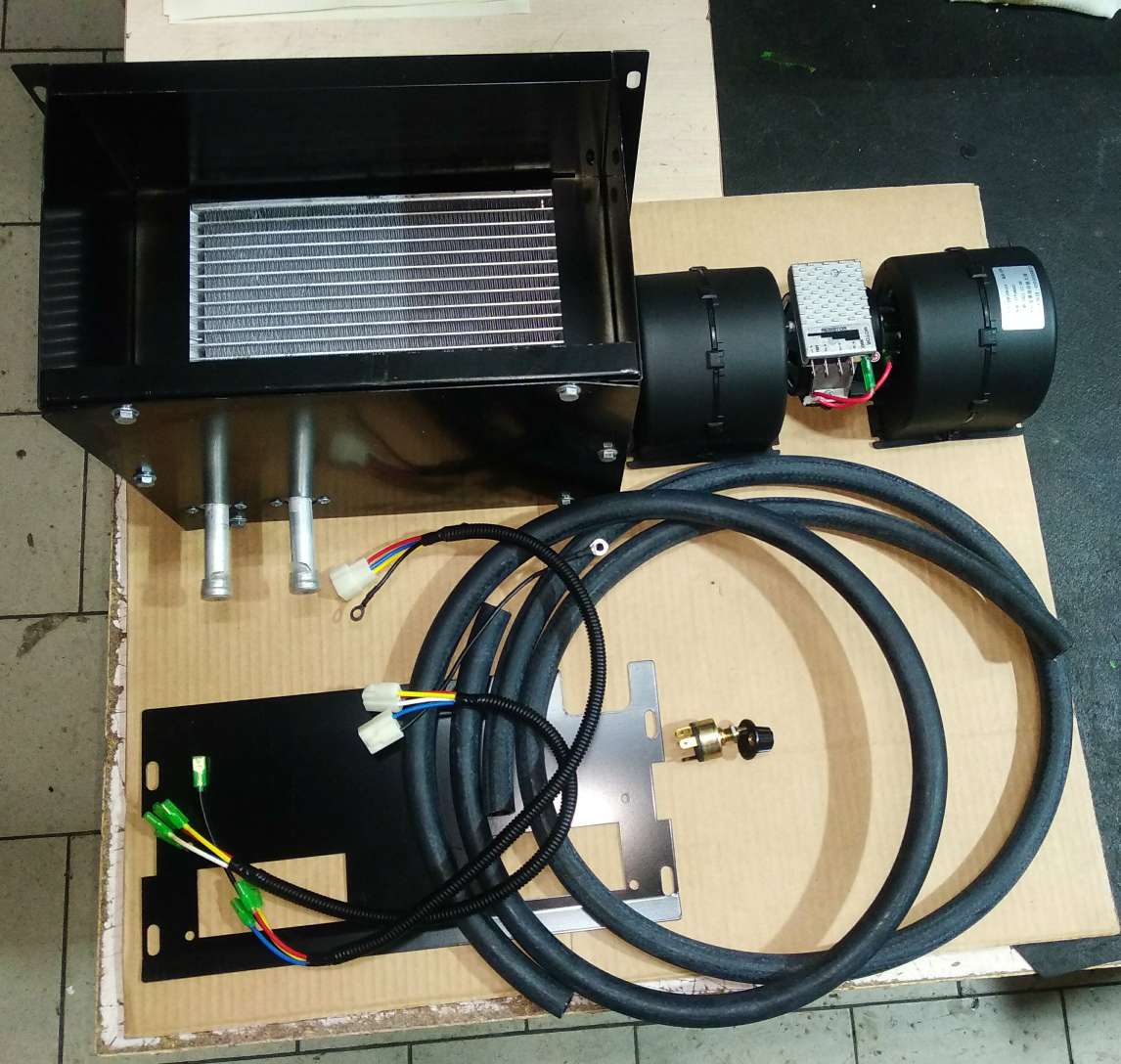 Отопитель кабины D2850-50000/17Y-58B-09000 (без кранов) Отопитель кабины D2850-50000/17Y-58B-09000 (без кранов)