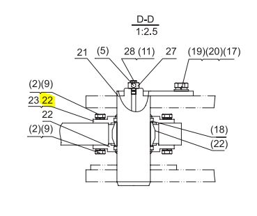 Крышка подшипника, нижнее сочленение ZL50G2-09009 Крышка подшипника, нижнее сочленение ZL50G2-09009