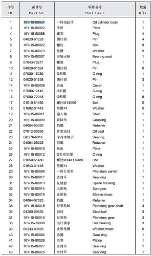 Корпус поршня 16Y-15-00024 Корпус поршня 16Y-15-00024